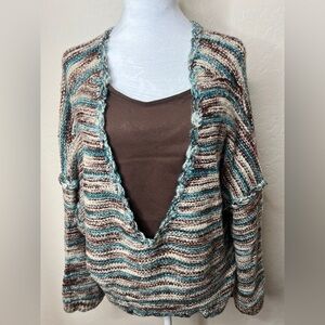 Women’s POL Long Sleeve Oversized Knitted Sweater Small in Size Thick Knit